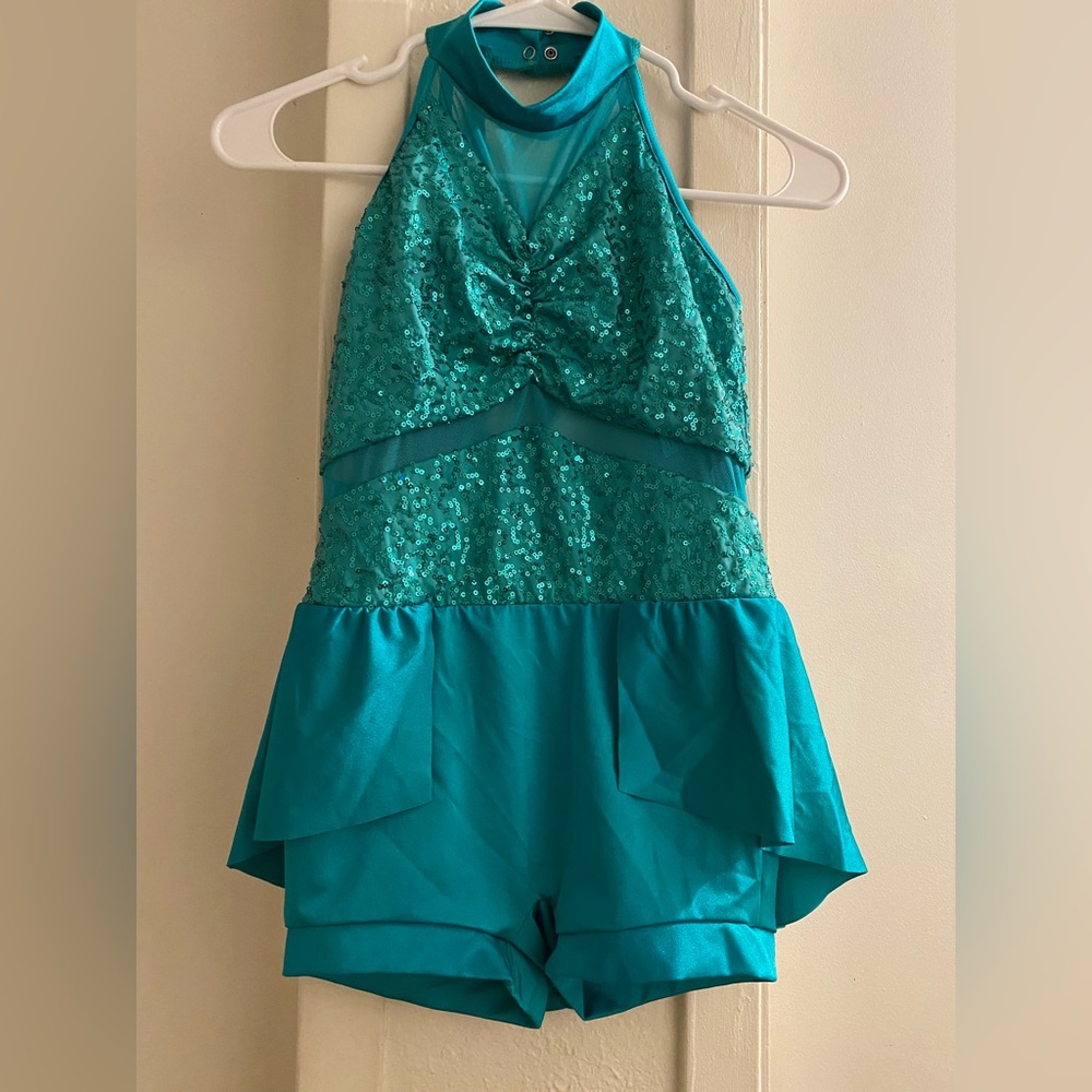 Sequin Weismann Dance Costume Size Large Child